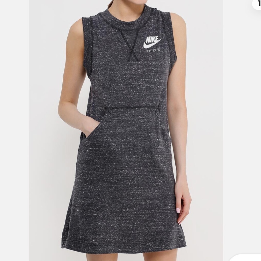 Nike gray tank dress Size Small